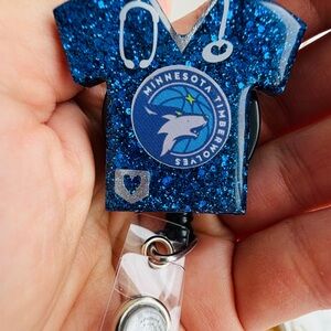 Minnesota Timberwolves Glitter Badge Reel